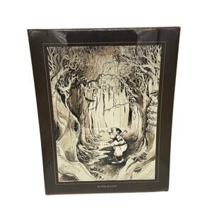 Vintage 1975 Gary Patterson In the Rough Golf Print 20"x16"